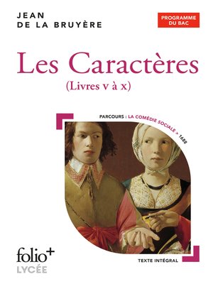 cover image of Les Caractères, livres V à X--BAC 2025